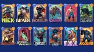 The Midnight's Reckoning deck is a very effective Marvel Snap Proxima Midnight deck you can try (Image via Nuverse)